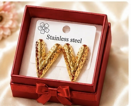 Golden Vibe Statement Earrings
