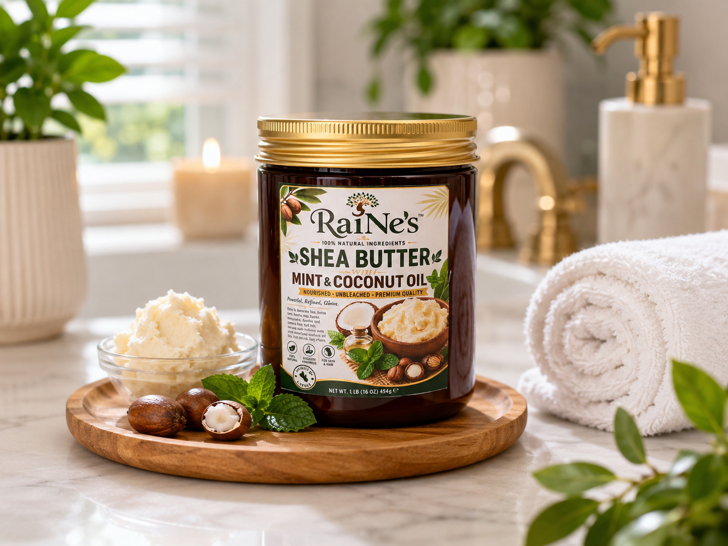 Shea butter with Coconut oil and Mint