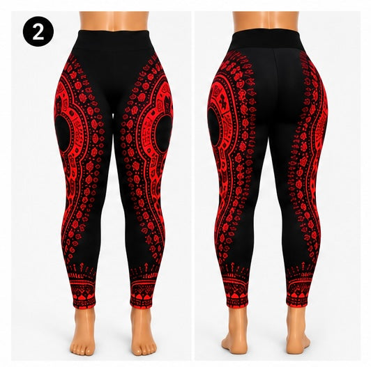 African Print leggings