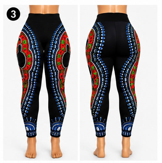African Print leggings