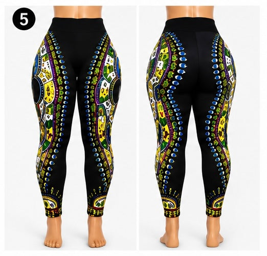 African Print leggings