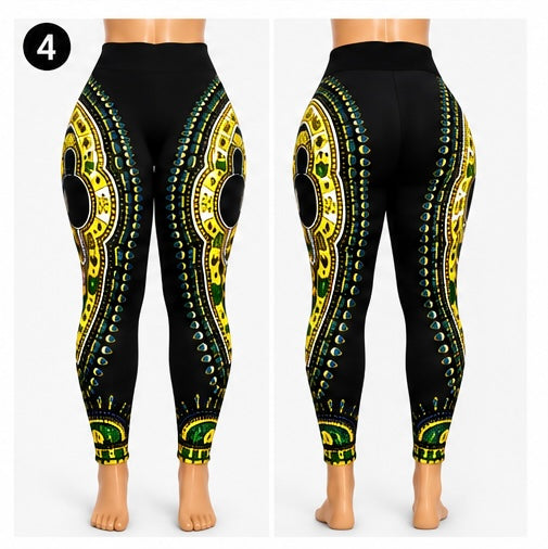 African Print leggings