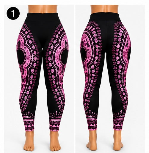 African Print leggings