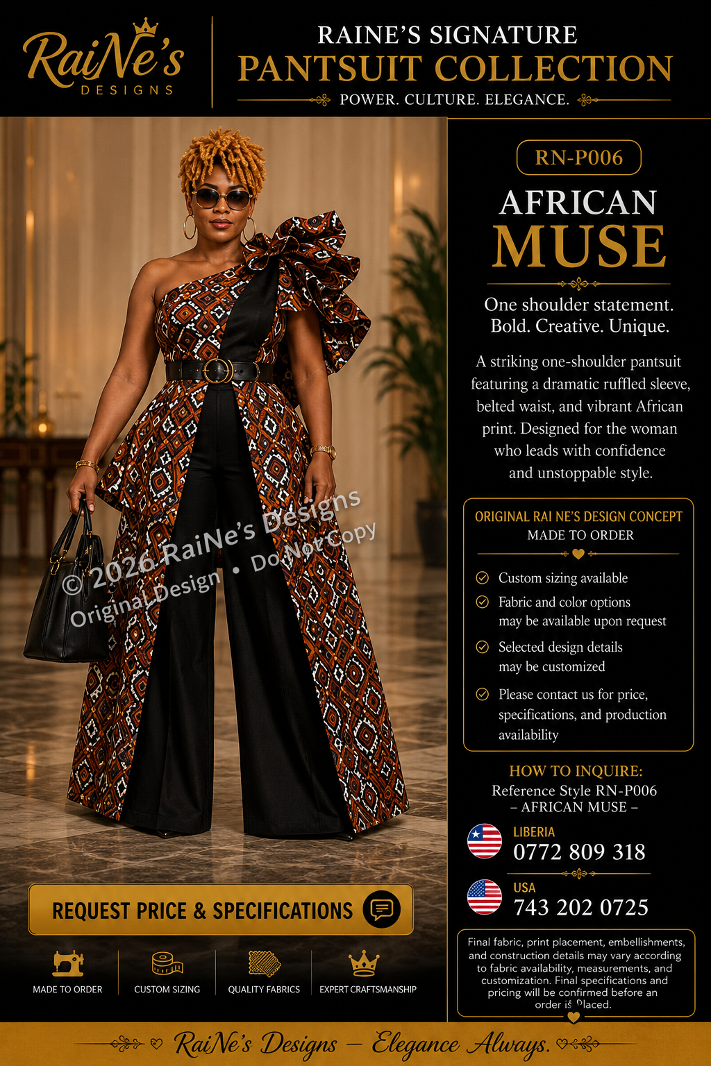 African Muse | RN-P006 – RaiNe’s Designs