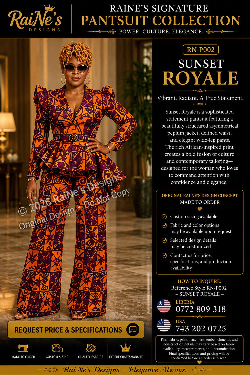 Sunset Royale | RN-P002 – RaiNe’s Designs
