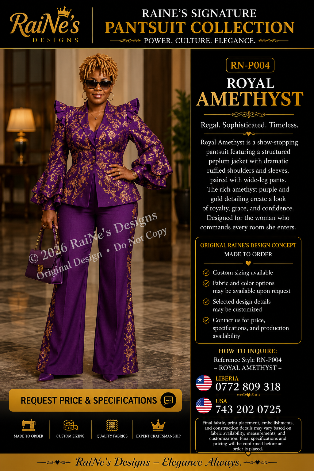 Royal Amethyst | RN-P004 – RaiNe’s Designs