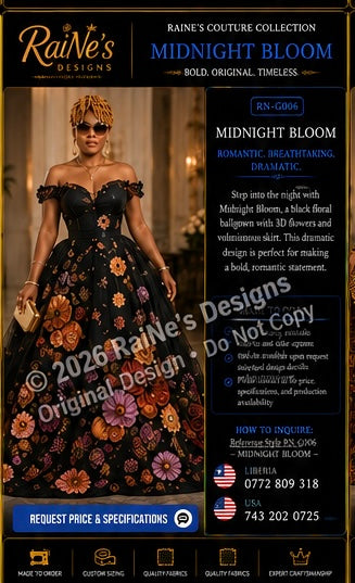 Midnight Bloom | RN-G006 – RaiNe's Designs