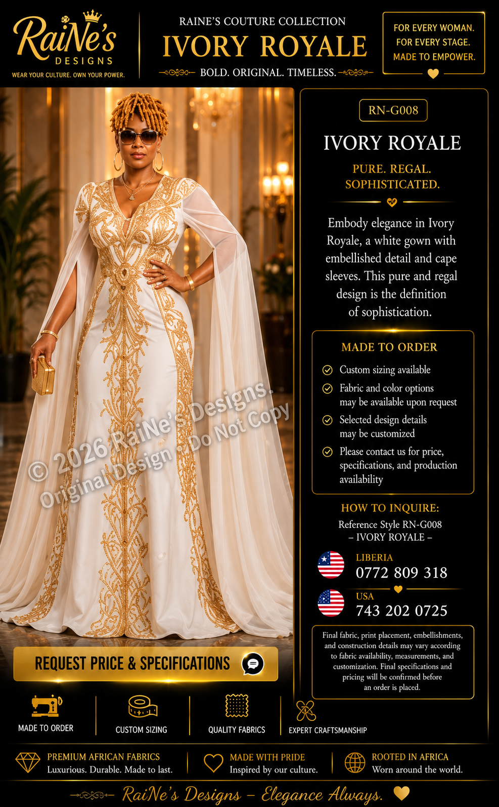 Ivory Royale | RN-G008 – RaiNe's Designs