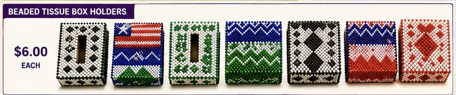 Beaded Tissue Box